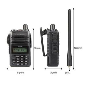 YAESU FT-4XR FT-4X 5W Radio Bidirezionale VHF UHF a Doppia Banda per Walkie Talkie Portatile Yaesu - Product Image 6