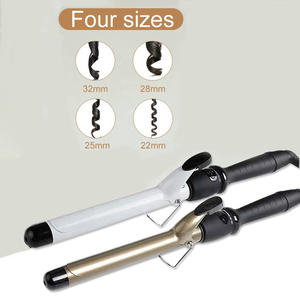 Fer à boucler professionnel électrique 3 jours, baguette à boucler, outil de coiffure, fer à friser en céramique pour grandes boucles, GZ RTS, commande en gros mixte - Product Image 3