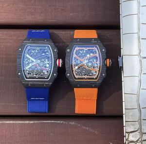 Nouvelle Montre de Luxe 2026 en Fibre de Carbone de Haute Qualité, Ultra-Fine 7,8 mm, Ultra-Légère 35g, Mouvement Mécanique Automatique Sportif, Saphir - Product Image 2