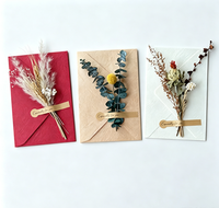Mini bouquets de fleurs séchées naturelles, décoration spéciale pour cadeaux/cartes d'invitation/cartes de bénédiction
