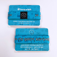 Bracelets élastiques en polyester NFC RFID avec logo personnalisé, étiquette tissée, écologiques et durables pour les festivals et événements