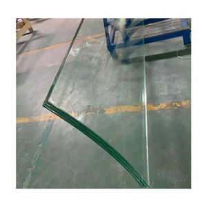 Verre laminé incurvé de 17,52 mm 8 1,52 8 ESG clair faible teneur en fer film PVB SGP verre intercalaire trempé <span class=keywords><strong>prix</strong></span> <span class=keywords><strong>au</strong></span> mètre carré - Product Image 1