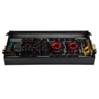 Amplificateur monobloc ABARTH Spider Classe D 2000Wrms AMPLIFICATEUR DE VOITURE avec une puissance de 3000W RMS 12V Comprend des égaliseurs et un caisson de basses pour voiture