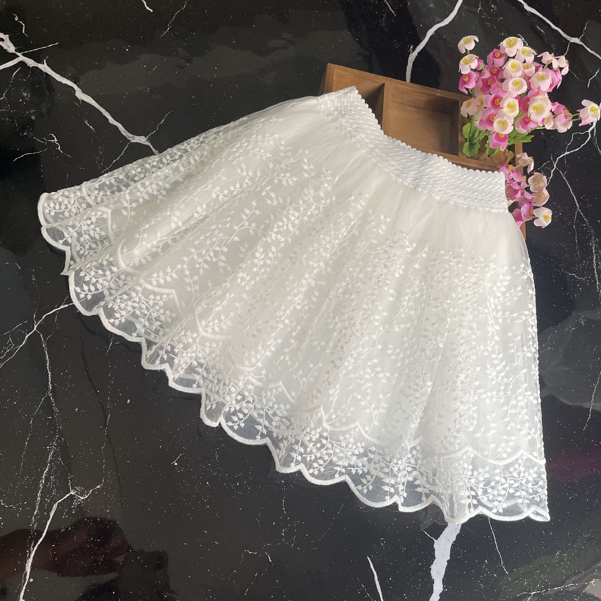 Treat ürself girly lace tutu white Treat ürself girly lace tutu white Treat ürself girly lace
