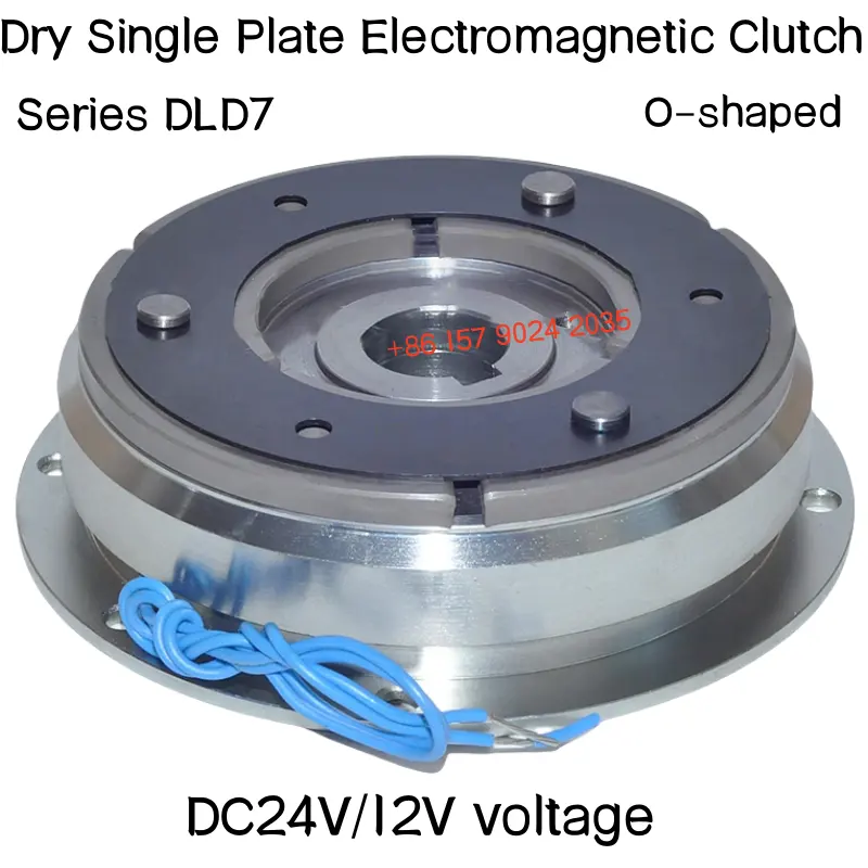 תגובה מהירה JIEYUAN ייצור סדרת DDL7 מצמד אלקטרומגנטי מונוליטי באיכות גבוהה DC24V/12V מצמדים תעשייתיים