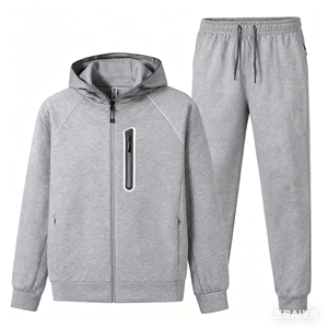 เสื้อฮู้ดซิปผู้ชายแบบเทคฟลีซ ระบายอากาศได้ดี ทรงสลิมฟิต เหมาะสำหรับออกกำลังกายและสวมใส่ในชีวิตประจำวัน - Product Image 3