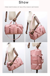 <span class=keywords><strong>Borsa</strong></span> da palestra con borsone sportivo con borsone da allenamento Yoga da viaggio per il fine settimana notturno a spalla con scomparto per scarpe - Product Image 5