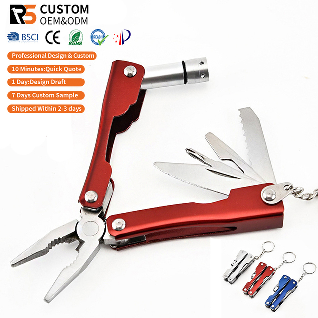 New Design Fashion Outdoor Tool Camping Multitool Pliers Mini Folding Multifunction Pliers