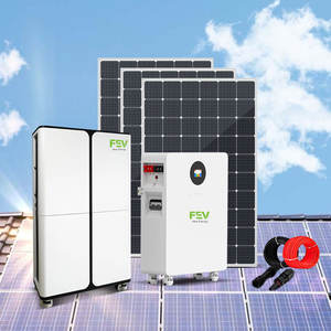 Neuankömmling Komplett 5KW 10KW 15KW 20KW 25KW 30KW Solarpanel-Kit für Haus 220V <span class=keywords><strong>Solar</strong></span> Storage System Kit Farm - Product Image 4