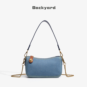 Bolso de Hombro Azul Denim, Nuevo Estilo 2025, Bolso de Mano de Alta Gama - Product Image 4