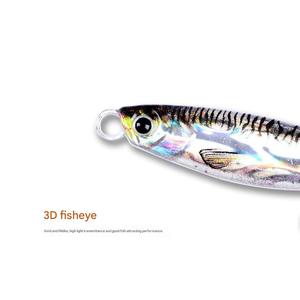 7g 10g 15g 25g 30g 40g 60g 80g 3D imprimé rivage coulée longue distance flottant métal jigging plomb poisson leurre - Product Image 2