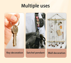 Logotipo personalizado grabado con nombre promocional de recuerdo artesanía espacios en blanco llavero de Casa llavero de madera de olivo de madera de tabla de surf - Product Image 5