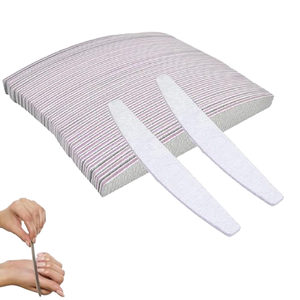 50 Limes à Ongles Professionnelles P180 en Oxyde d'Aluminium – Outils de Coiffure pour Manucure et Toilettage des Animaux – Polissoir à Ongles Durable - Product Image 1