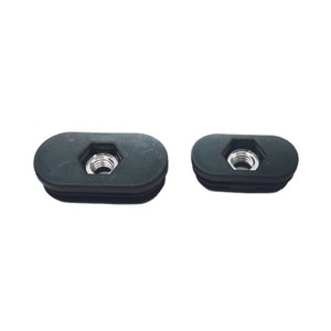 Tuerca Cuadrada de Plástico Shih Hung, Inserto de Rosca de Plástico Negro para Patas de Muebles y Sofás, Tamaño Ajustable - Product Image 4