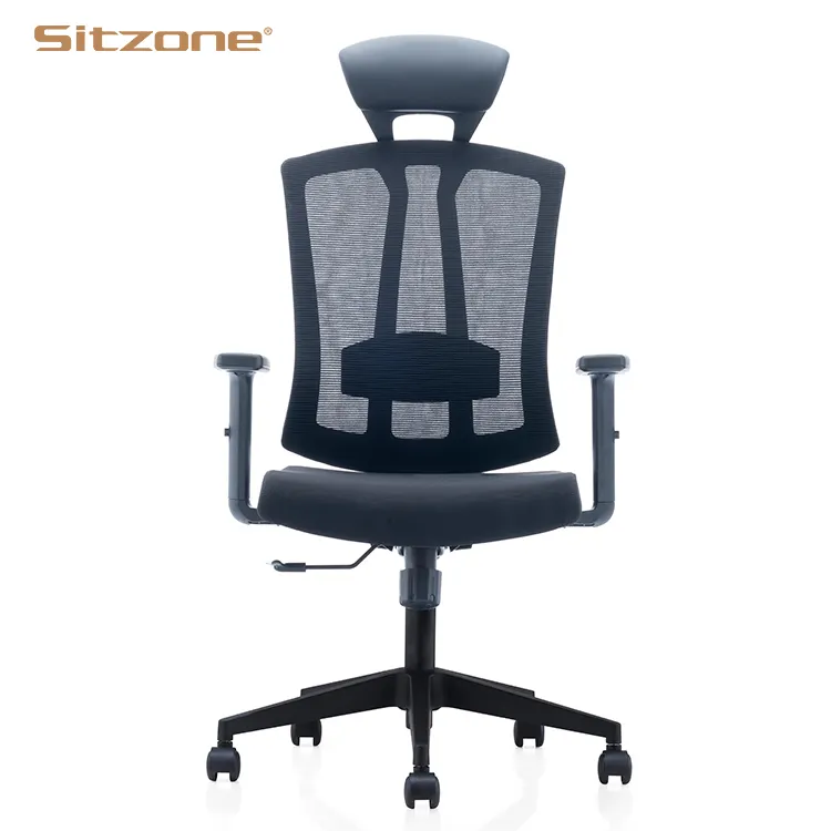 Brand New Ergonomic Back Design Adjustable Lumber Support Mesh Office Chair with Wheel Sliding