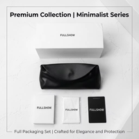 Étui à lunettes de luxe en cuir PU avec logo personnalisé, pochette souple pour lunettes de soleil et coffret cadeau blanc pour lunettes optiques
