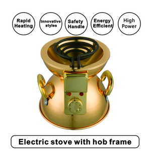 เตาไฟฟ้าพกพาแบบเตาเดี่ยว Fernelo Jebena สำหรับพิธีชงกาแฟเอธิโอเปียแบบฮาเบชา วัสดุเหล็ก ใช้ในครัวเรือน - Product Image 5