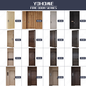 Porte di Sicurezza Ignifughe per Camere d'Albergo a 5 Stelle, Certificazione U-<span class=keywords><strong>L</strong></span>, Resistenti al Fuoco per 60 Minuti, Porte in Legno - Product Image 4