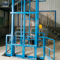 Système de levage vertical à rail de guidage pour élévateur de entrepôt, plateforme hydraulique personnalisée pour ascenseur de deuxième étage