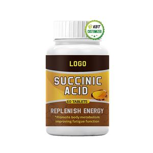 Takviye Üretimi OEM Özel Formül Süksinik Asit Tabletleri Özel Etiket - Product Image 1