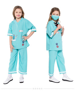 Disfraz de Doctora, Enfermera, Veterinaria o Cirujana para Niñas, Uniforme de Médico, Disfraz de Halloween, Carnaval, 2026 - Product Image 4