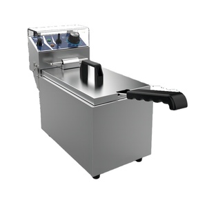 Nouvelle <span class=keywords><strong>Friteuse</strong></span> Électrique Commerciale en Acier Inoxydable de Grande Puissance 2000W avec Minuteur - Product Image 1