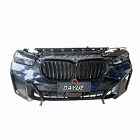 Kit de carrocería g05 para X5 G05LCI 2023-2024, parachoques delantero con kit de faros y ventilador electrónico del radiador, plástico protector.
