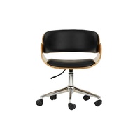 Fauteuil releveur ergonomique moderne. Chaise de bureau de luxe de qualité professionnelle en bois avec options en cuir/cuir véritable. Réglable en hauteur