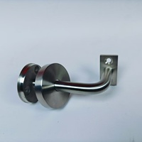 Support mural courbé en acier inoxydable 304 316 pour main courante, fixation pour tube rond, balustrade d'escalier