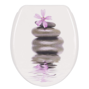 Design moderne personnalisable charnière facile à installer stable impression lente fermée avant femelle lavage housse de siège de toilette - Product Image 3