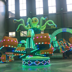 Atracción de Parque de Diversiones de Alta Calidad, Juego Mecánico Giratorio de Fibra de Vidrio Tipo Pulpo Gigante para Exteriores, Fabricado para Parques Temáticos - Product Image 1