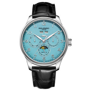 Reloj de Lujo Automático con Correa de Cuero para Hombre, ODM OEM, Montre Homme, Orologio Uomo, Cristal de Zafiro, Relojes Mecánicos - Product Image 2