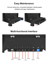 Totem LED da Pavimento Pieghevole Gob P1.2 P1.5 P1.8 P2.5 per Interni 640x1920mm Display a Poster LED
