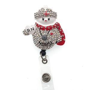 <span class=keywords><strong>Porte</strong></span>-<span class=keywords><strong>badge</strong></span> rotatif à 360 degrés Lailina Style avec <span class=keywords><strong>strass</strong></span> brillants pour infirmières, fournitures médicales, hôpitaux et cliniques vétérinaires - Product Image 3