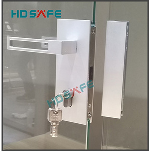 Serrure <span class=keywords><strong>de</strong></span> <span class=keywords><strong>porte</strong></span> en verre à double battant Noir mat Serrure <span class=keywords><strong>de</strong></span> <span class=keywords><strong>porte</strong></span> magnétique à mortaise en verre battant Serrure <span class=keywords><strong>de</strong></span> <span class=keywords><strong>porte</strong></span> magnétique <span class=keywords><strong>coulissante</strong></span> en aluminium - Product Image 5