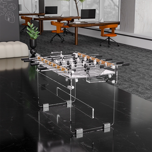 Table de football de table d'intérieur unisexe, robuste, avec plateau transparent en acrylique, pour <span class=keywords><strong>adultes</strong></span> - Product Image 4
