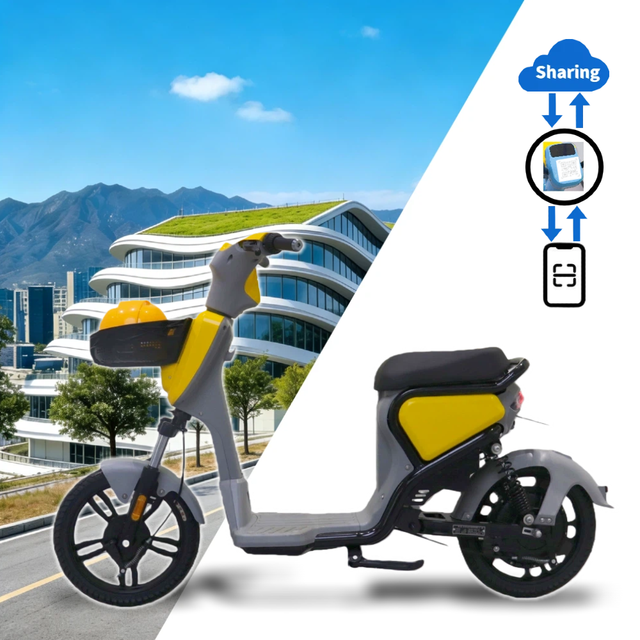 60-100km Long Range Sharing Electric Motorcycle with High-Capacity Battery Options