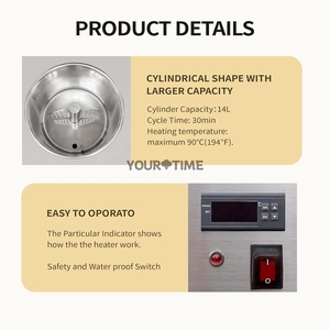 Yourtime 14lsmall 3in1 thanh trùng thanh trùng và homogenizer cho máy sữa kem Gelato hàng loạt Tủ đông khử trùng - Product Image 5