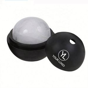 Molde de Silicona Grande para Bolas de Whisky con Logotipo Personalizado, Fácil de Desmoldar, para Hacer Esferas de Hielo Redondas, para Actividades Promocionales - Product Image 1
