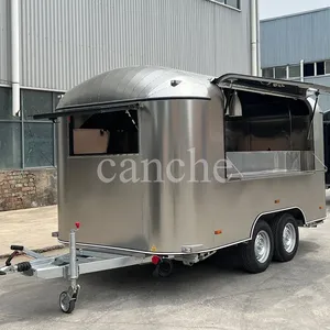 Carrito de Comida Móvil para Exteriores, Tipo Camioneta, para Venta de Hot Dogs y Papas Fritas, Precio de Fábrica - Product Image 4