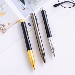 Stylo à bille en métal de luxe personnalisable de haute qualité, logo du client personnalisé, PS-20250906-9, encre multicolore/noire, stylo élégant - Product Image 3