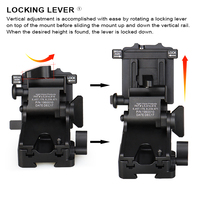 Dudukan Aluminium Alloy untuk Penglihatan Malam NVG Arms Mount untuk PVS-7 PVS-14 PVS-15 PVS-18 Helmet Mount GZ24-0237