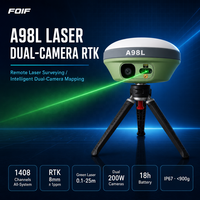 Récepteur GNSS RTK FOIF A80+ Super Base et A98L Rover, 1408 canaux, double caméra, visualisation AR, radio 5W, laser, pour levés topographiques et GPS