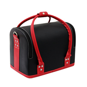 WETRUST Professionnel Grand Amovible Noir Rouge <span class=keywords><strong>Rose</strong></span> 16 Pouces PU Cuir Maquillage Voyage <span class=keywords><strong>Valise</strong></span> <span class=keywords><strong>Vanity</strong></span> Organisateur Fourre-Tout Sac À Main - Product Image 6