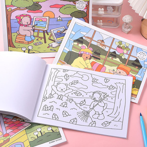 Páginas para Colorear con Lindos y Ricos Diseños, Lápices Marcadores, Papel Grueso, Actividades Diarias para Relajación, Coloreo Acogedor - Product Image 5