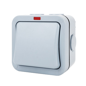 Outdoor Waterproof Wall <b>Switch</b> Ip66 Double Pole With Indicator <b>Light</b> For Outdoor Use - Product Image 2