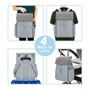 Design Factory Hot Selling Lightweight 3 in 1 Diaper Bag <b>Backpack</b> With Changing Station - Product Image 6