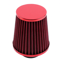 Accessoires de voiture Système d'admission d'air froid à haut débit Filtre à air en alliage d'aluminium plastique Longueur 150mm Diamètre 76mm