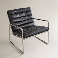 Fauteuil individuel minimaliste italien, chaise de loisirs avec structure métallique personnalisable pour réception d'hôtel