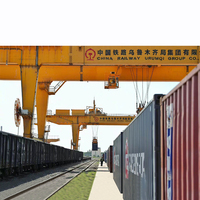 Grue portique à conteneurs à double poutre de 40,5 tonnes, montée sur rail, pour levage de conteneurs lourds